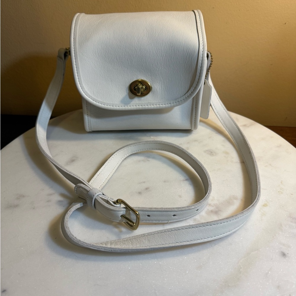COACH vintage EMMIE white bag🔥9018 stunner